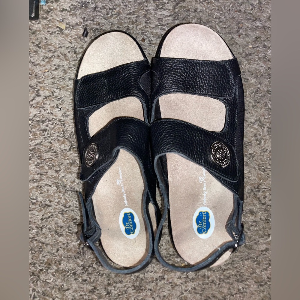 Dr. Comfort Women’s Lana Arch Support Non-Slip Sandals Black sz 8 - Picture 7 of 11
